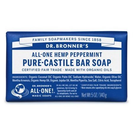 DR. BRONNERS 5OZ Peppermint Bar Soap OBPE05